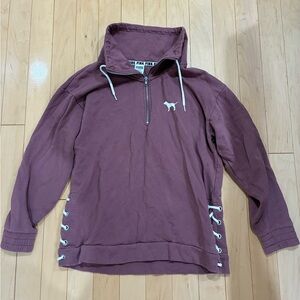 Victoria's Secret Pink/Dusty Rose Fleece Pullover